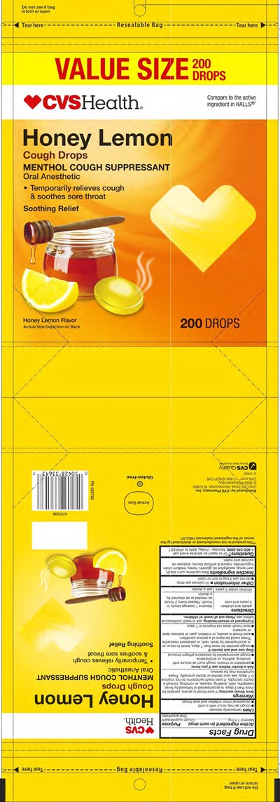 CVS Honey Lemon 200ct NDC 59779-659-00.jpg CVS Honey Lemon 200ct Cough Drops - CVS Honey Lemon 200ct NDC 59779 659 00